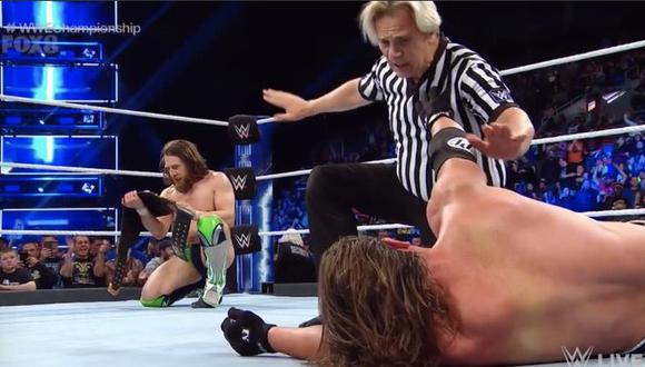 ¡Daniel Bryan se coronó Campeón WWE! Venció a AJ Styles en SmackDown. (Foto: WWE Australia)