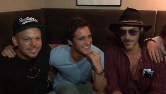 Encuentro entre 'Luis Rey', Diego Boneta y el cantante Residente. (Foto: Instagram)