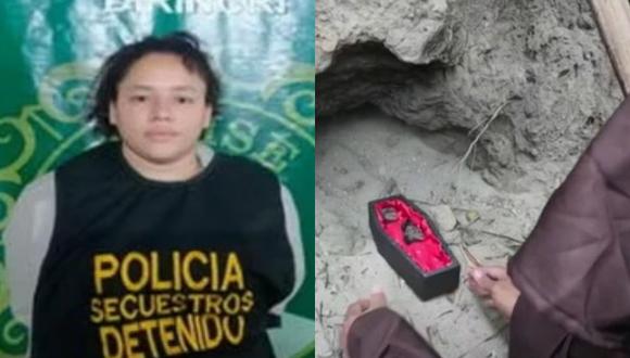 Crisberly Serrano Barboza fue detenida tras ser acusada de extorsionar con hasta S/9.000 a sus clientes que acudían a ella para el servicio de ‘amarre de amor”'. (Captura: América Noticias)