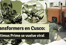 Transformers en Cusco: Optimus Prime tuvo otro percance y se vuelve viral