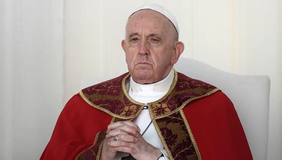 El Papa Francisco dirige una santa misa en Expo Grounds en Nur-Sultan el 14 de septiembre de 2022. (Foto de Filippo MONTEFORTE / AFP)