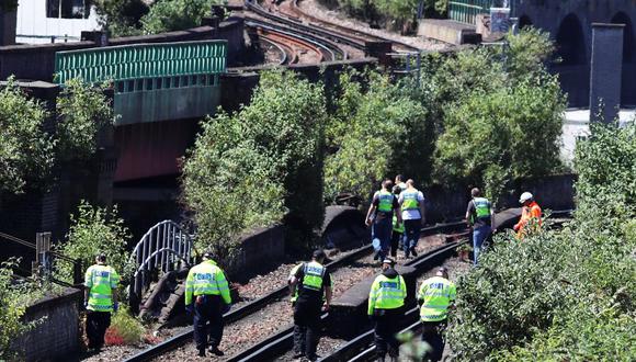 Tres posibles grafiteros mueren tras ser atropellados por un tren en Londres. (Foto: Reuters)