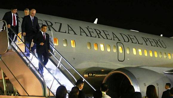 Ollanta Humala llegó a Filipinas para participar en Cumbre APEC