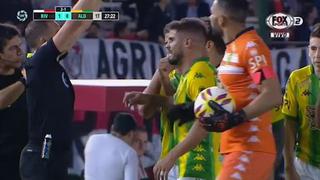 River Plate vs. Aldosivi: polémico gol del 1-0 'Millonario' generó trifulca en Copa de la Superliga | VIDEO