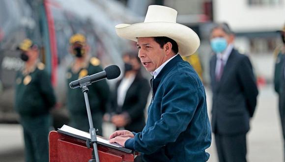 Pedro Castillo pidió a empresarios y autoridades trabajar unidos por el país. (foto: Presidencia)