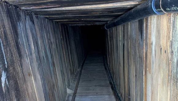 Agentes estadounidenses hallaron un túnel de casi 400 metros entre México y Arizona, que aún no estaba terminado y contaba con sistemas de electricidad, agua y ventilación (Foto: El Universal de México, GDA).