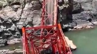 Ministerio Público investiga colapso de puente Kutinachaka a solo un año de su construcción