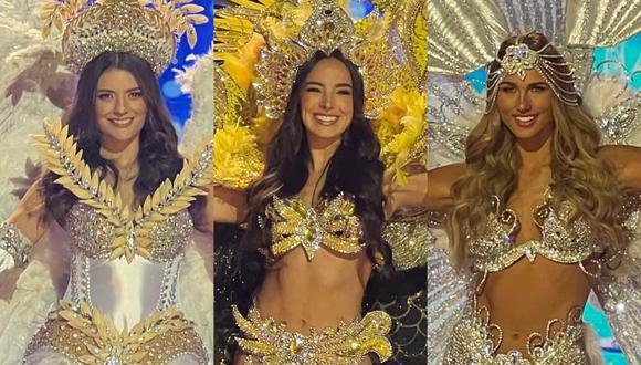 Alessia Rovegno y las otras finalistas del Miss Perú Universo desfilaron en traje típico como parte del certamen. (Foto: @missperuofficial).
