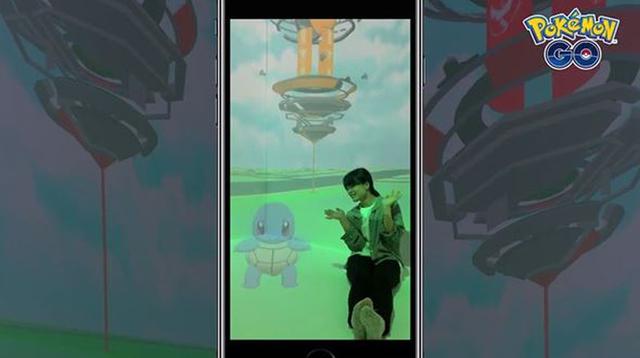 Los entrenadores se pueden tomar fotos con su pokemon favorito a través de una “proyección de mapas”. (Foto: Pokémon Go)