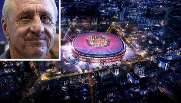 Aficionados piden renombrar estadio del Barza en honor a Cruyff