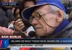 Ricky Tosso murió: Enrique Victoria conmueve a todos con estas imágenes