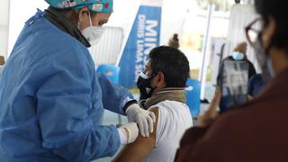 Vacunación COVID-19: más de siete millones 218 mil peruanos ya fueron inmunizados con una dosis