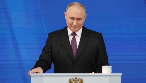 El presidente ruso Vladimir Putin. (Foto de Mikhail KLIMENTYEV / POOL / AFP)