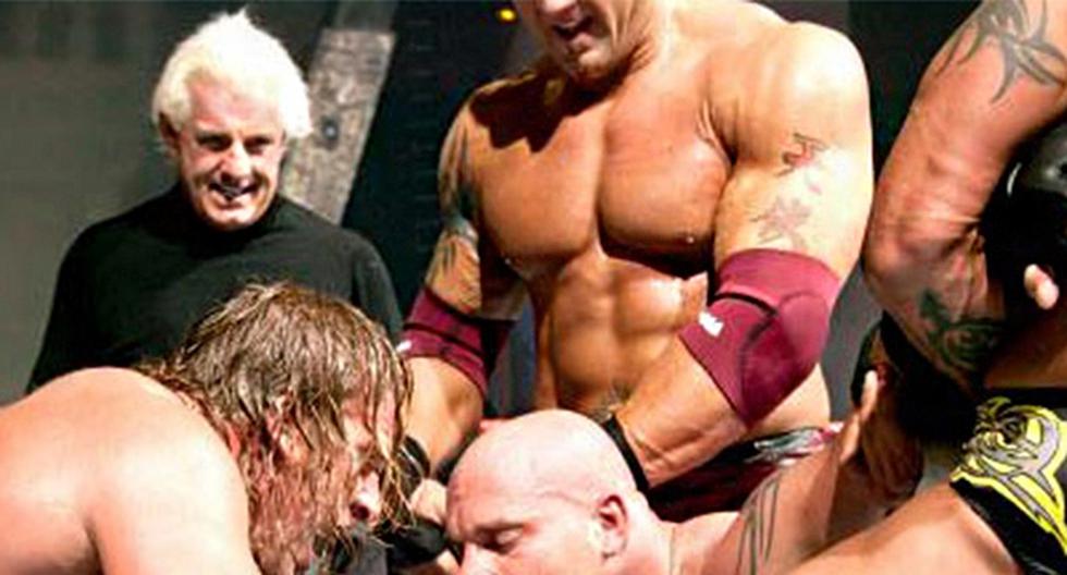 Revive la pelea entre Goldberg y Evolution (con Triple H, Batista y Randy Orton) | Foto: WWE