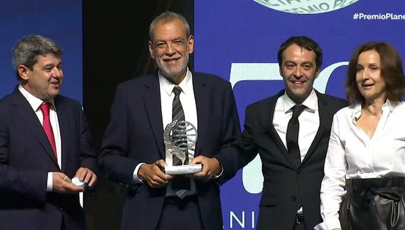 Antonio Mercero, Jorge Díaz y , Agustín Martínez son los ganadores del Premio Planeta 2021. (Fuente: Editorial Planeta)