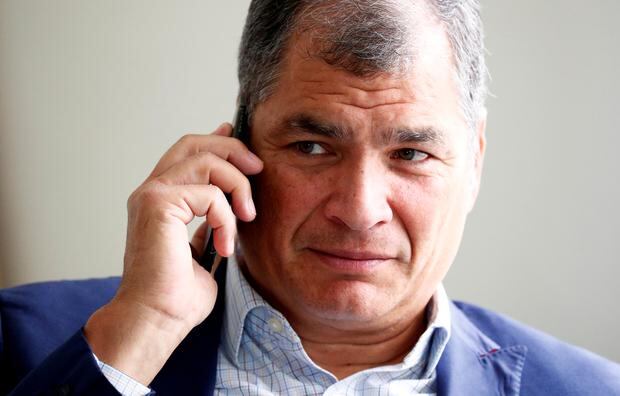 Despite not living in Ecuador for several years, former President Rafael Correa continues to be a fundamental political actor in the country.  REUTERS / Francois Lenoir / File Photo