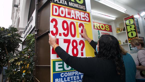 La entidad monetaria detalló que el dólar tiene un avance de 9,45% en lo que va del 2021, en comparación al resultado anotado al cierre del año pasado. (Foto: Eduardo Cavero / GEC)