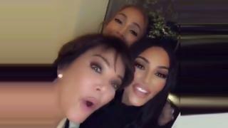 Jennifer López se juntó con Kim Kardashian, Kris Jenner y Sia para una noche de películas | VIDEOS