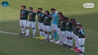 Cristal rindió homenaje al Chapecoense con camiseta verde