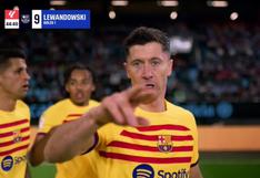 Lewandowski anota el 1-0 de Barcelona vs. Celta por LaLiga | VIDEO