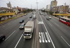 Pico y placa para camiones se suspenderá este lunes en Panamericana Sur, informó la Municipalidad de Lima
