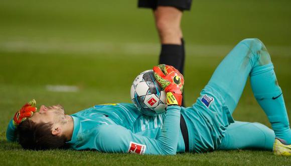 Rune Jarstein falló y permitió el gol de Leipzig para el 2-1 parcial. (Foto: AFP)