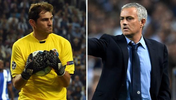 Mourinho confirma que saludó a Casillas en el Porto-Chelsea