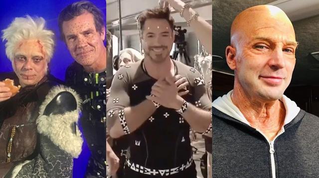 Parte del elenco de "Avengers:Endgame" en diferentes momentos del rodaje de la película, compartidos en Instagram.