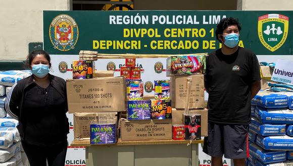 Los hermanos Conto fueron detenidos en flagrante delito en una vivienda en San Martín de Porres. (Foto: PNP)