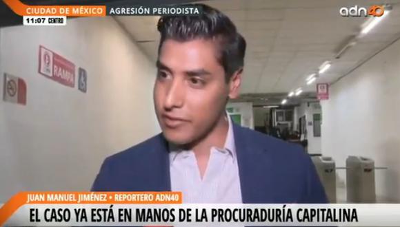 Periodista Juan Manuel Jiménez indicó que se siente más tranquilo tras haber conversado con las autoridades mexicanas. (Foto: captura de video)