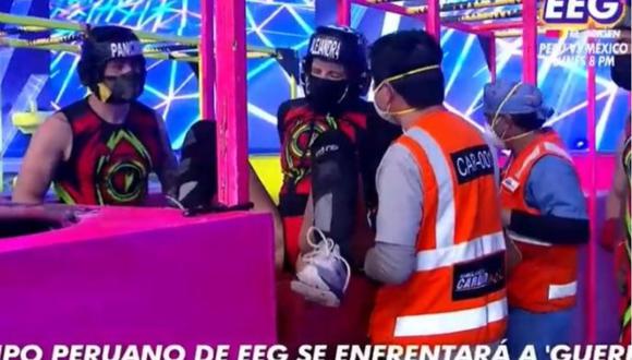 Alejandra Baigorria sufrió fuerte caída durante competencia de "Esto es guerra". (Foto: Captura de video)