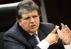 Alan García acudirá a justicia internacional si aprueban acusación constitucional
