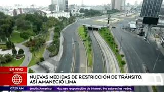 Coronavirus en Perú: Así lucen las calles de Lima en restricción de tránsito