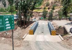 Apurímac: instalan siete nuevos puentes modulares entre el centro de Abancay y el distrito de Vilcabamba