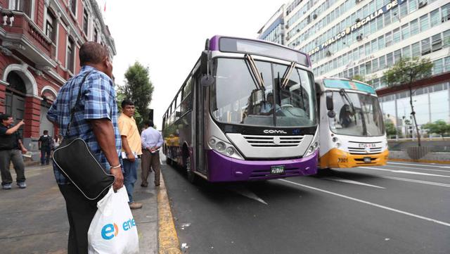 Corredor morado: los primeros recorridos por la Av. Abancay - 2