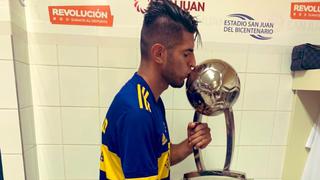La celebración de Carlos Zambrano tras coronarse campeón con Boca Juniors | FOTOS