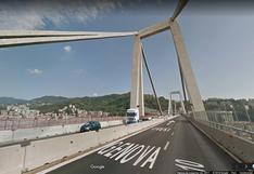 Así lucía el puente que se derrumbó en Italia en Google Street View