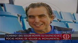 Chemo del Solar habló de la selección, la indisciplina y más