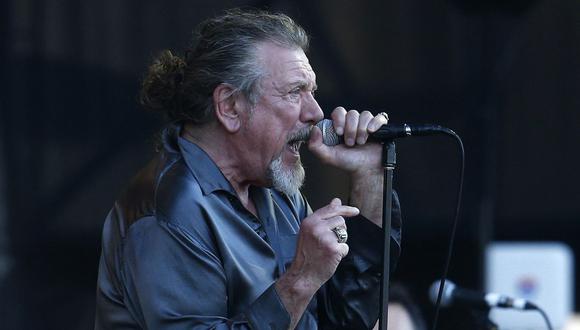 (Robert Plant en el escenario. Foto: EFE)