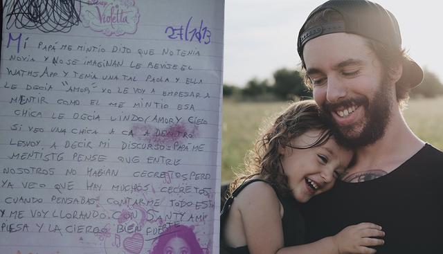 Esta carta se transformó en el nuevo viral de WhatsApp por la tierna historia que tiene sobre un padre y su hija. | Twitter