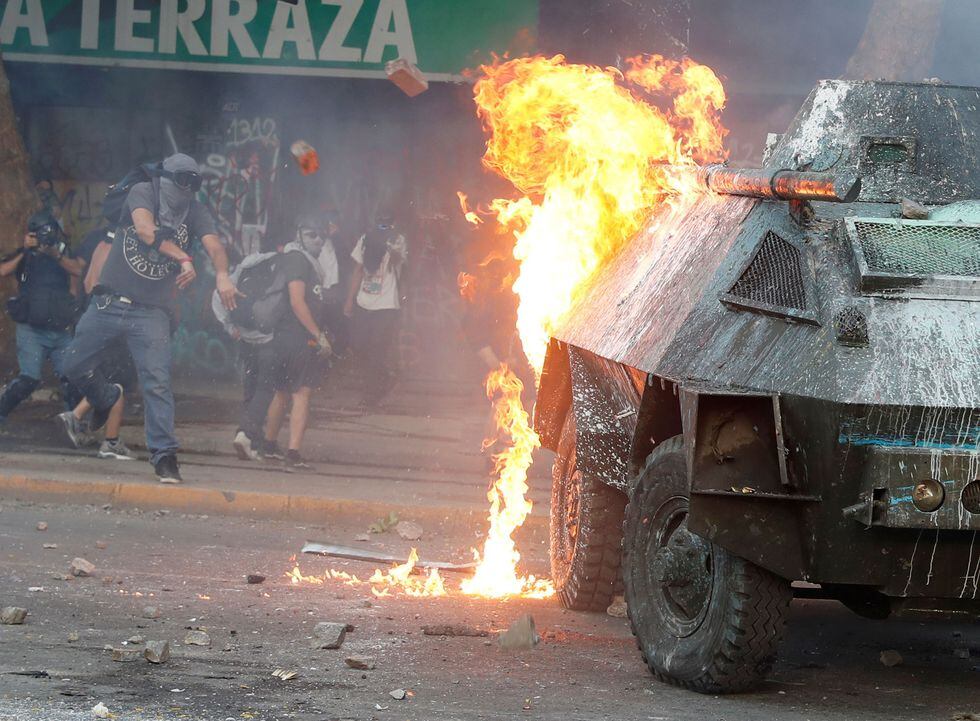 desde el 18 de octubre, todos los días se registran protestas en Chile. (REUTERS/Goran Tomasevic).