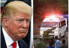 Donald Trump felicita a las brigadas de rescate de los niños atrapados en cueva de Tailandia
