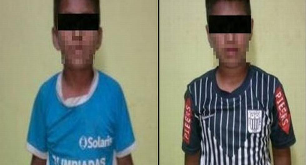 Dos menores fueron capturados por robar una mototaxi. (Foto: PNP)