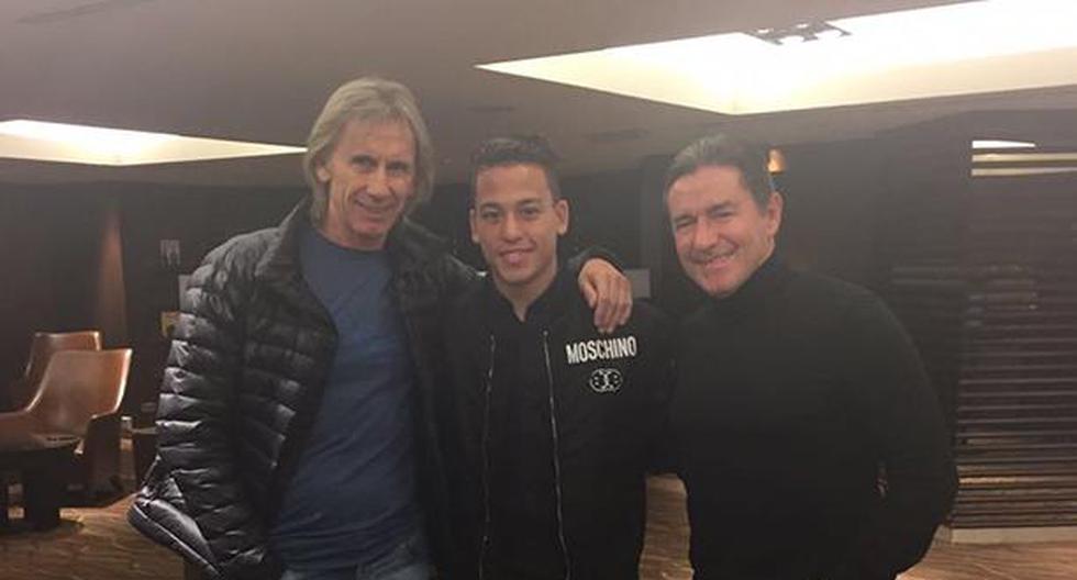 El técnico de la Selección Peruana sostuvo este jueves una reunión con Cristian Benavente. (Foto: FPF)
