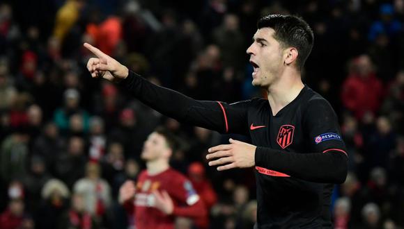 Álvaro Morata cuenta cómo son monitoreados los jugadores del Atlético de Madrid. (Foto: AFP)