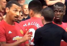 Zlatan Ibrahimovic se ríe del árbitro por este blooper en la Premier League