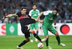 Con Claudio Pizarro, Werder Bremen y Colonia igualaron por Bundesliga