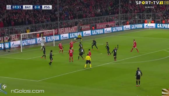 Bayern Múnich vs. PSG: así fue el gol de Lewandowski. (Foto: Agencias)