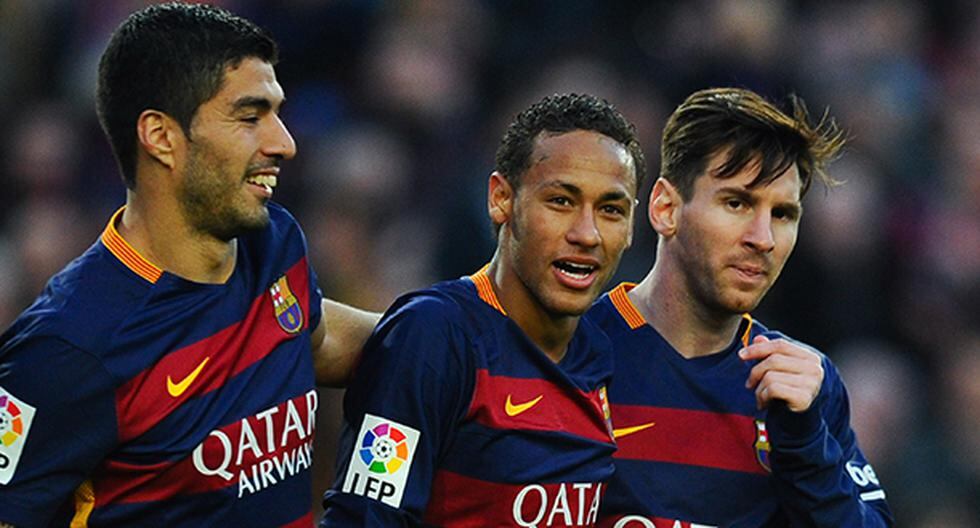 Neymar se dio tiempo este viernes para dedicarle un emotivo mensaje a sus amigos Lionel Messi y Luis Suárez, de los cuales se separa para jugar en el PSG. (Foto: Getty Images)