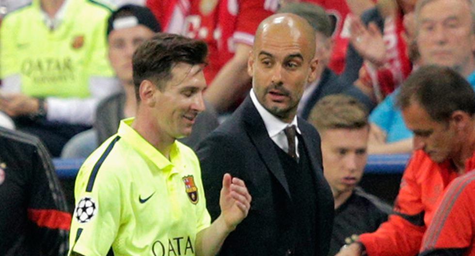 Pep Guardiola trata de calmar el presunto lío entre Lionel Messi y Arteta. (Foto: Getty Images)
